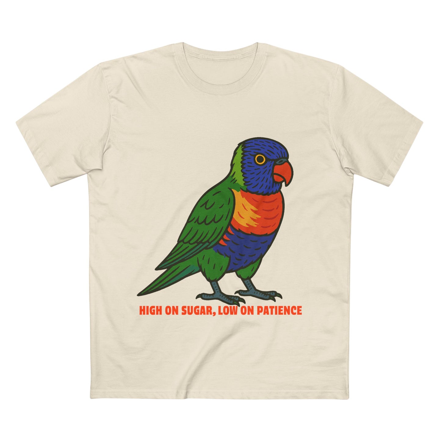 High On Sugar, Low On Patience - Rainbow Lorikeet