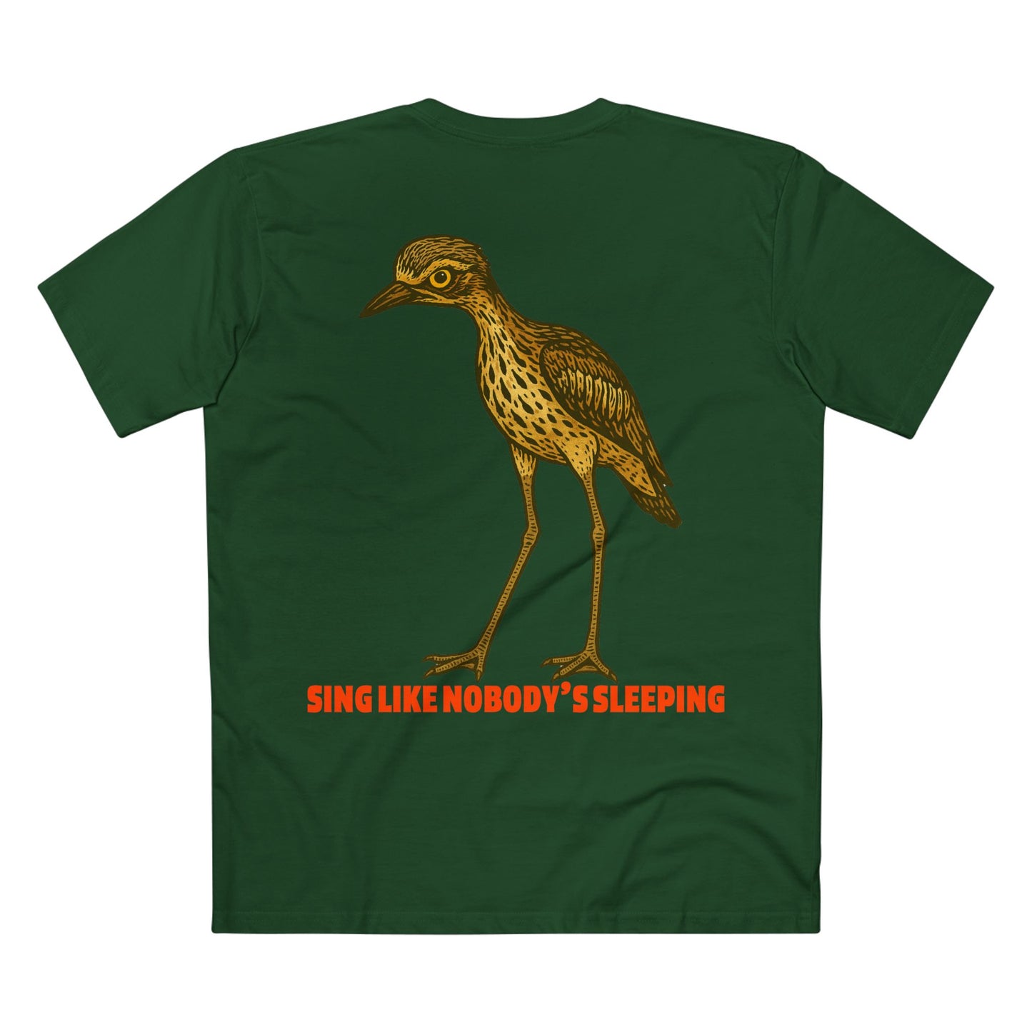 Sing Like Nobody's Sleeping - Bush Stone Curlew Back Print Edition