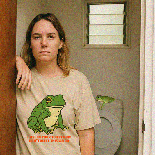 Squatters Rights. Green Tree Frog.