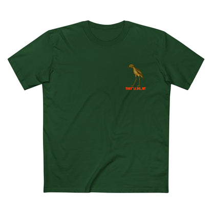 Curlew graphic tee with illustrated bush stone-curlew, Darwin NT