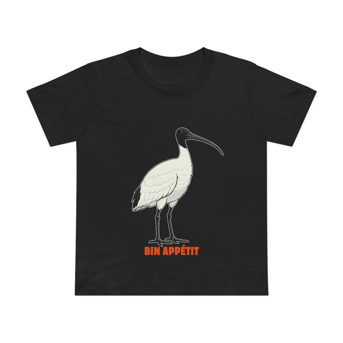 Bin Appétit - Australian White Ibis - Women’s Maple Tee