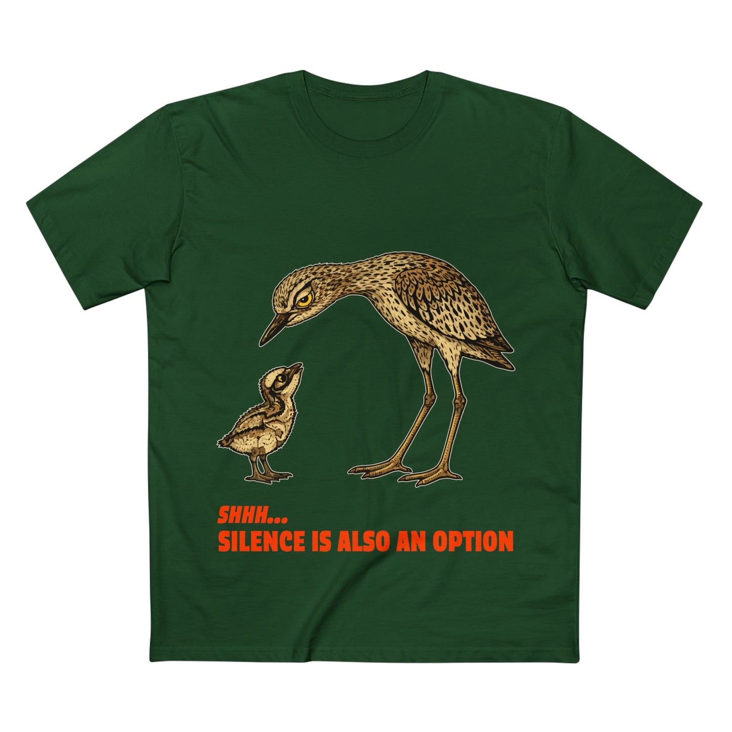 Silence Is Also An Option - Bush Stone Curlew
