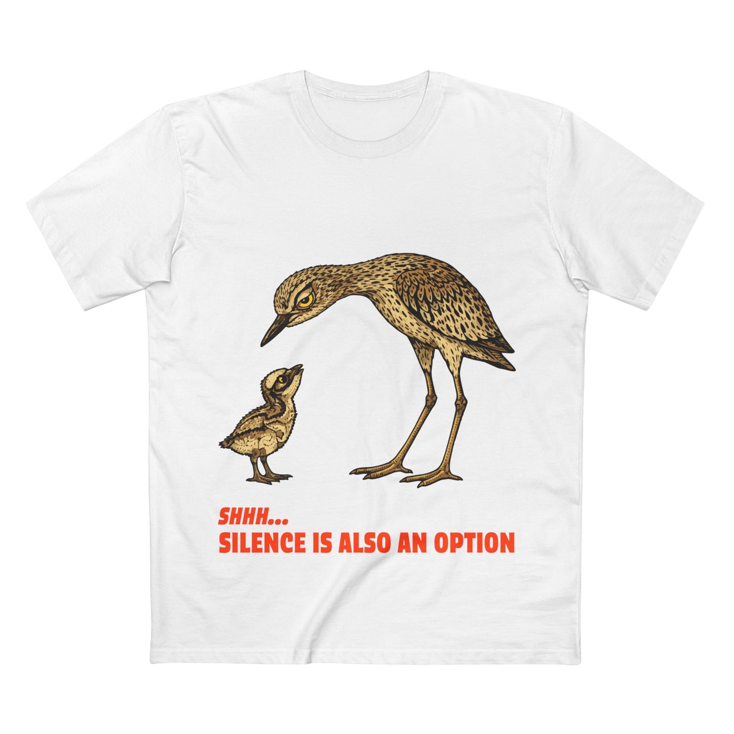 Silence Is Also An Option - Bush Stone Curlew