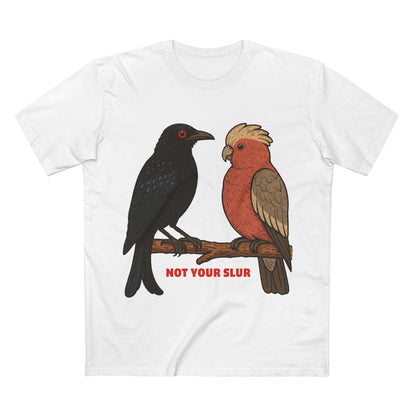Drongo. Galah. Not Your Slur.