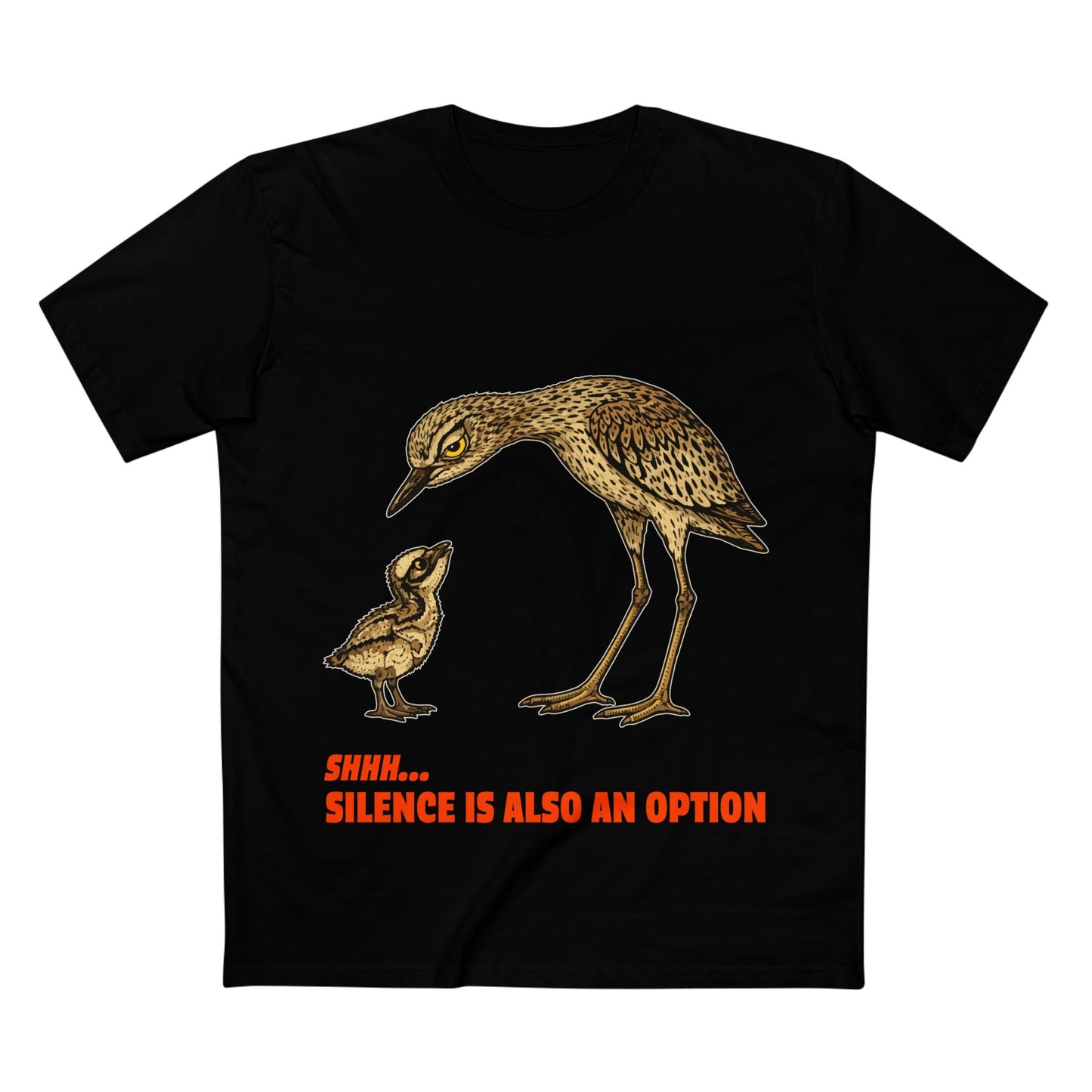 Silence Is Also An Option - Bush Stone Curlew