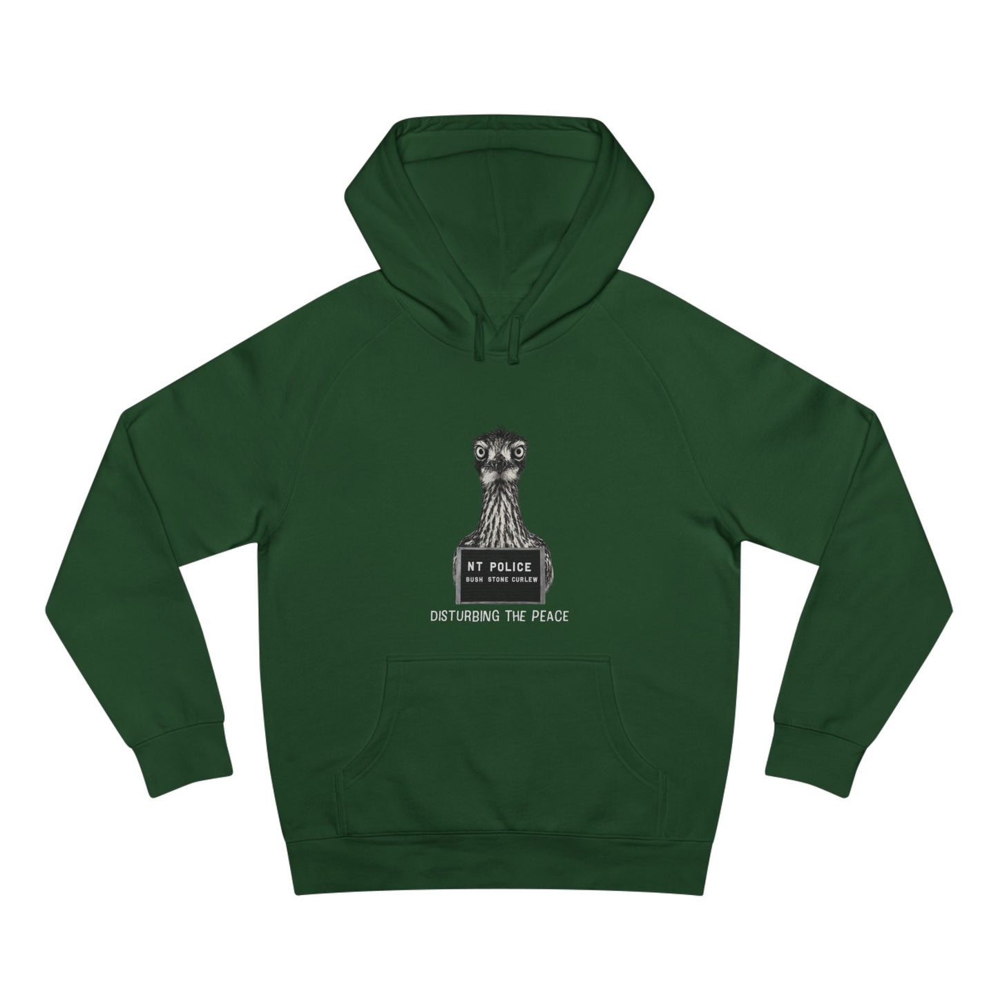 Bush Stone Curlew - Mugshot - Hoodie
