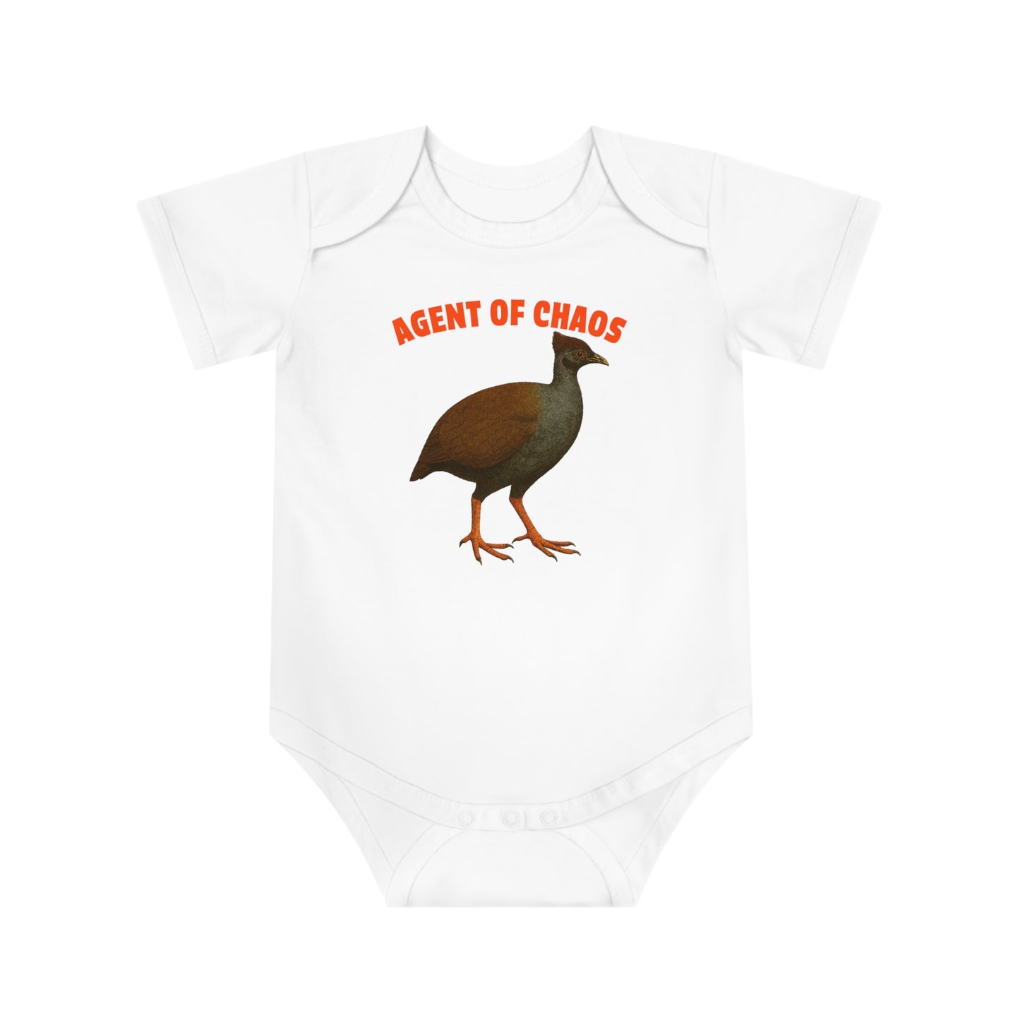 Bush Chook - Agent of Chaos Baby Jumpsuit