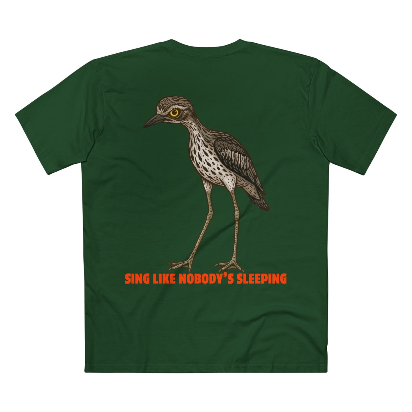 Sing Like Nobody's Sleeping - Bush Stone Curlew Back Print Edition