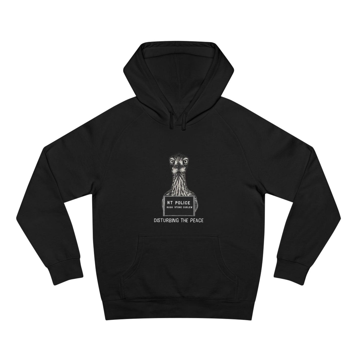 Bush Stone Curlew - Mugshot - Hoodie