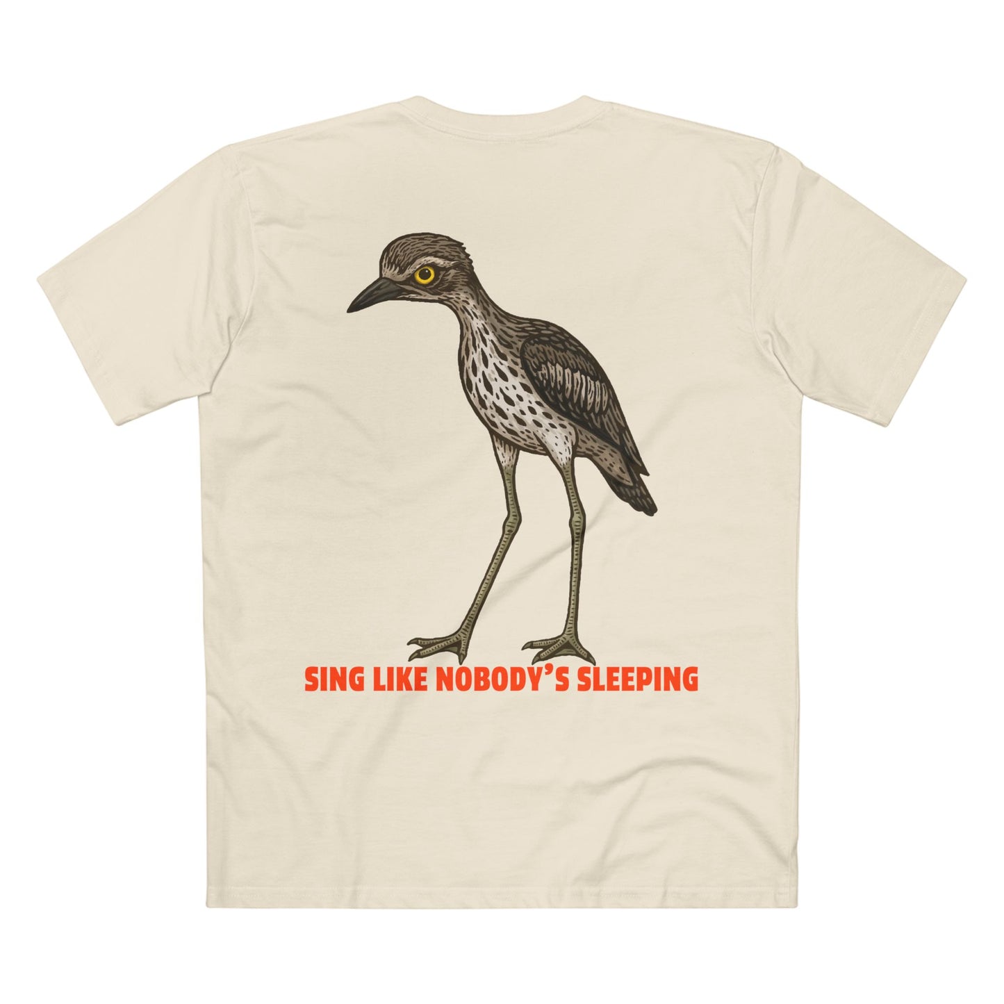 Sing Like Nobody's Sleeping - Bush Stone Curlew Back Print Edition