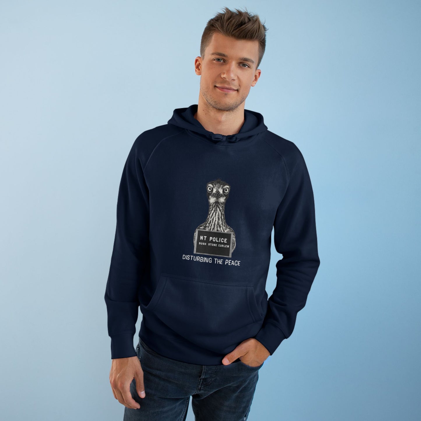 Bush Stone Curlew - Mugshot - Hoodie