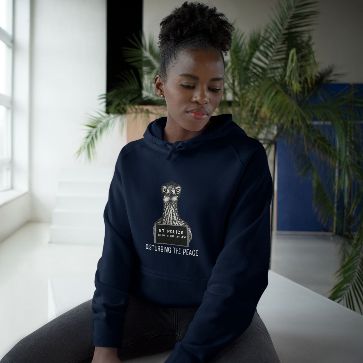 Bush Stone Curlew - Mugshot - Hoodie