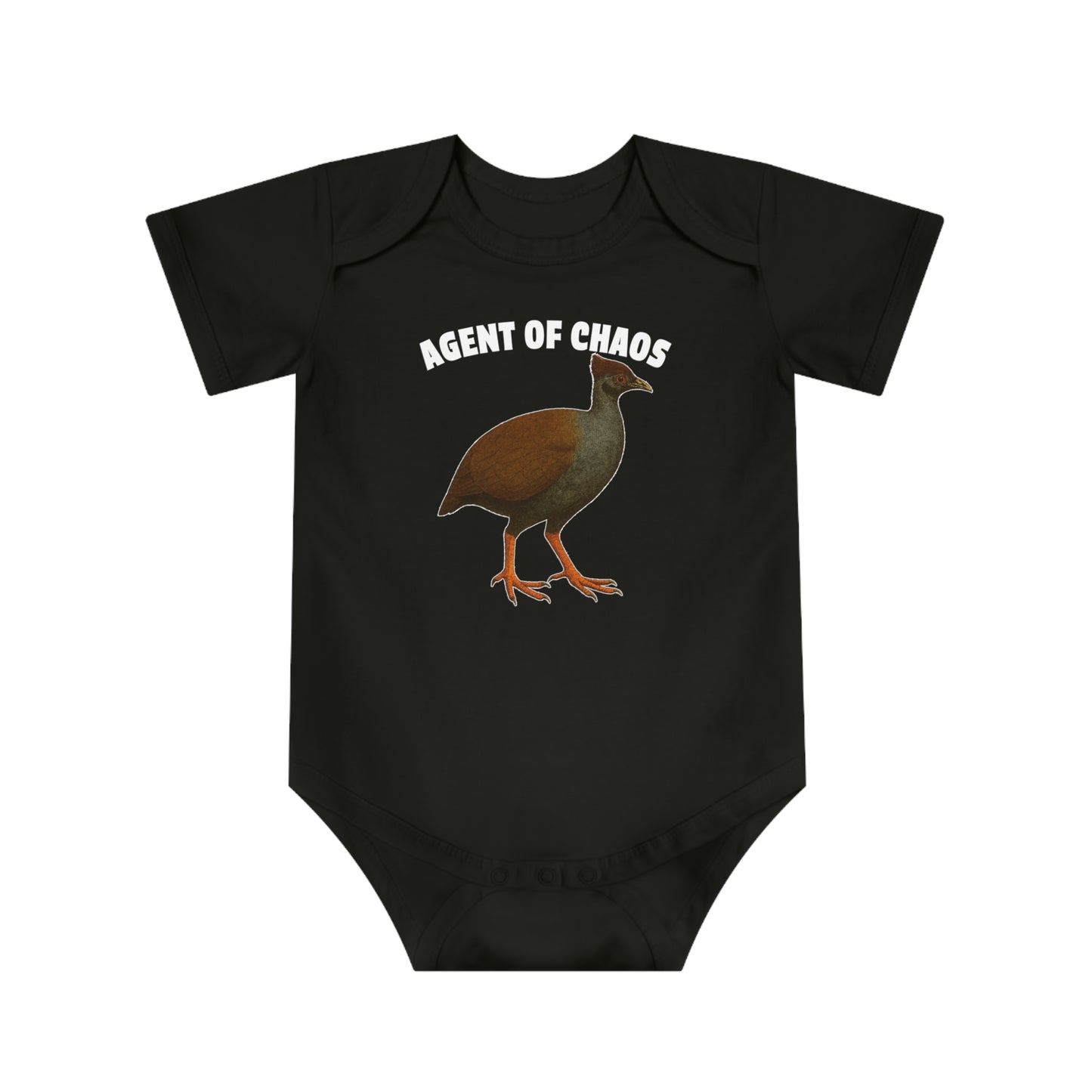Bush Chook - Agent of Chaos Baby Jumpsuit