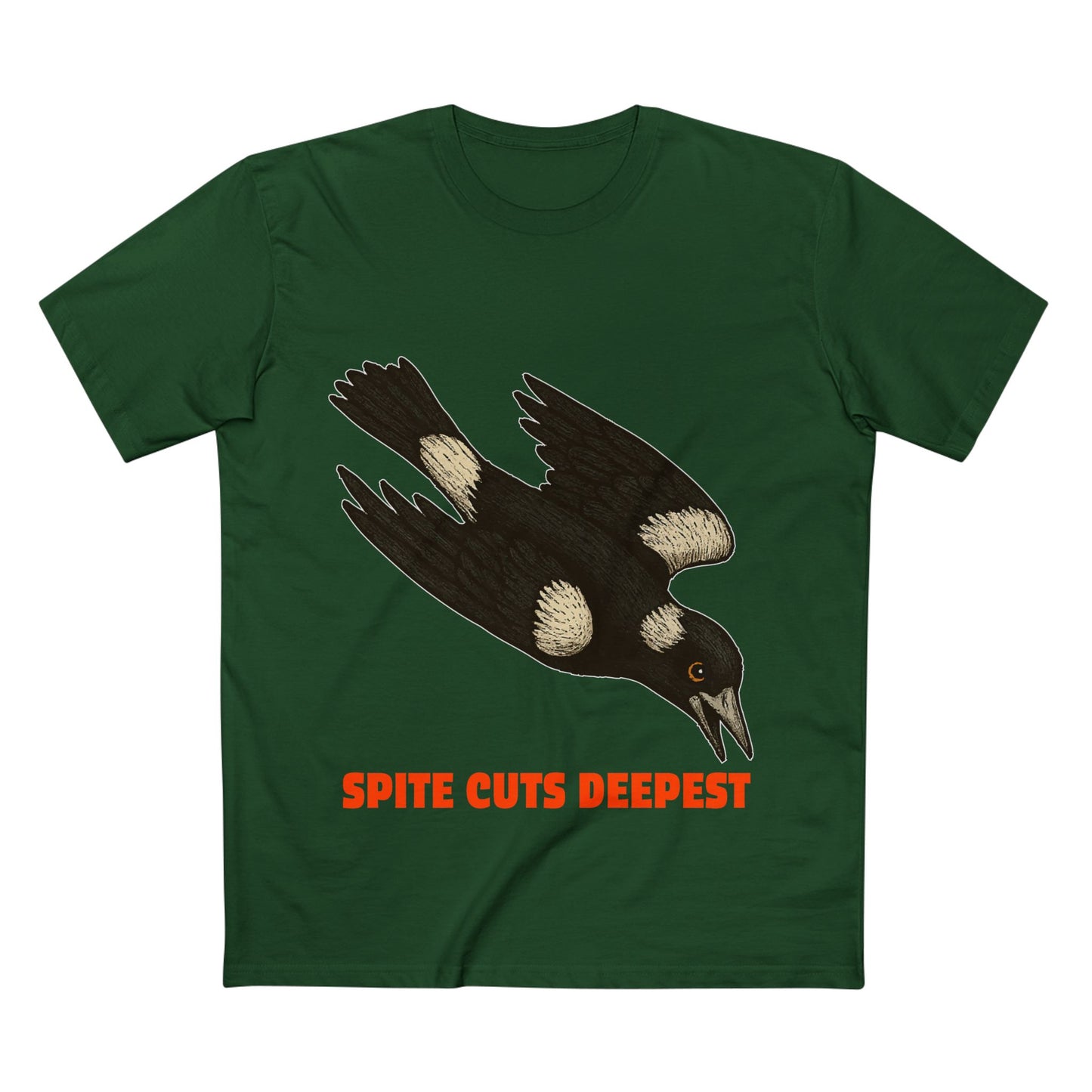 Spite Cuts Deepest. Swooping Magpie.