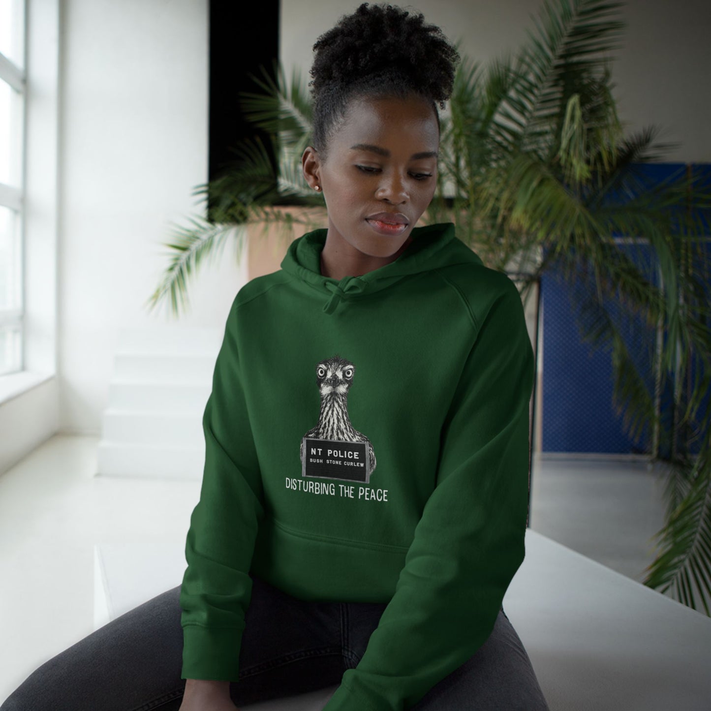 Bush Stone Curlew - Mugshot - Hoodie