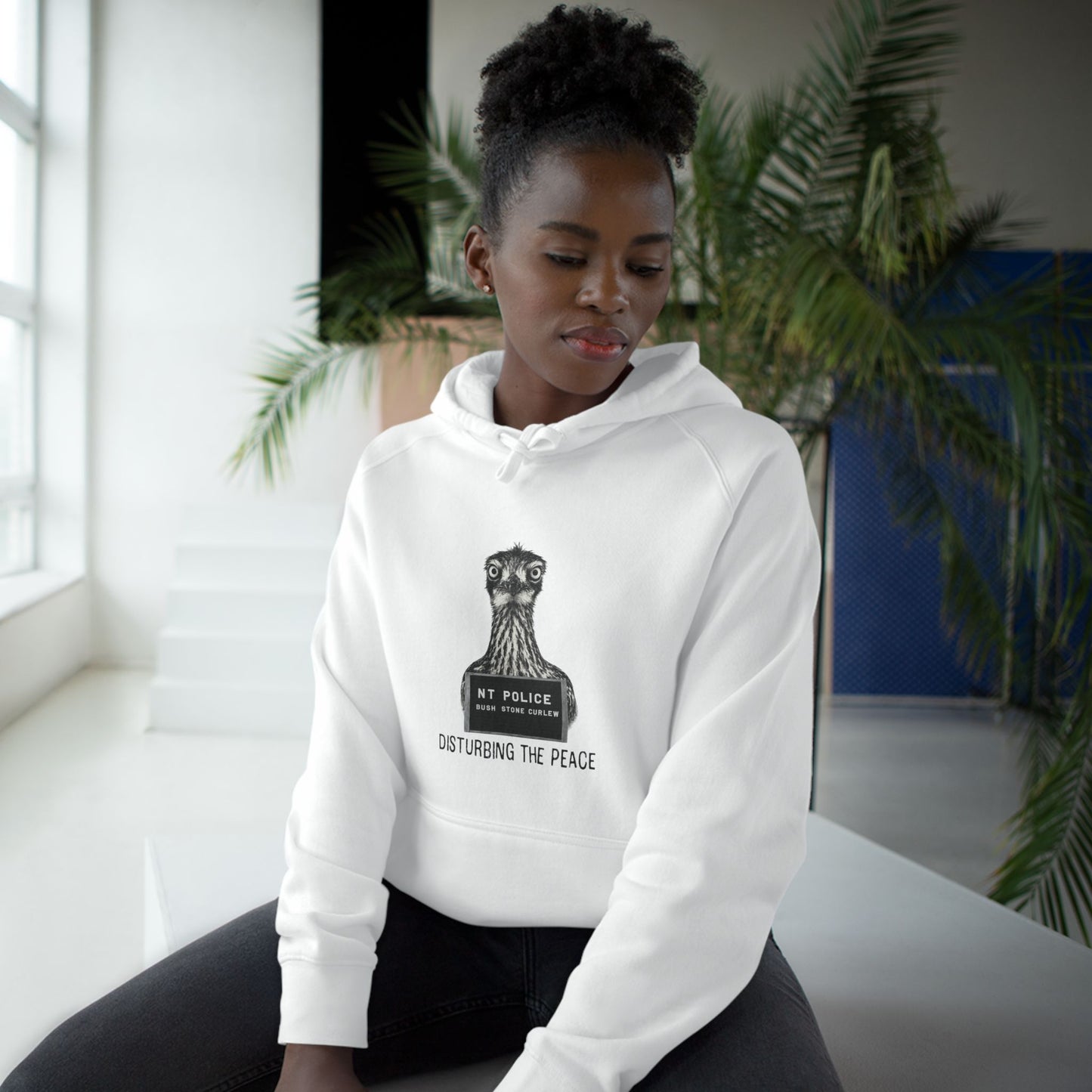 Bush Stone Curlew - Mugshot - Hoodie