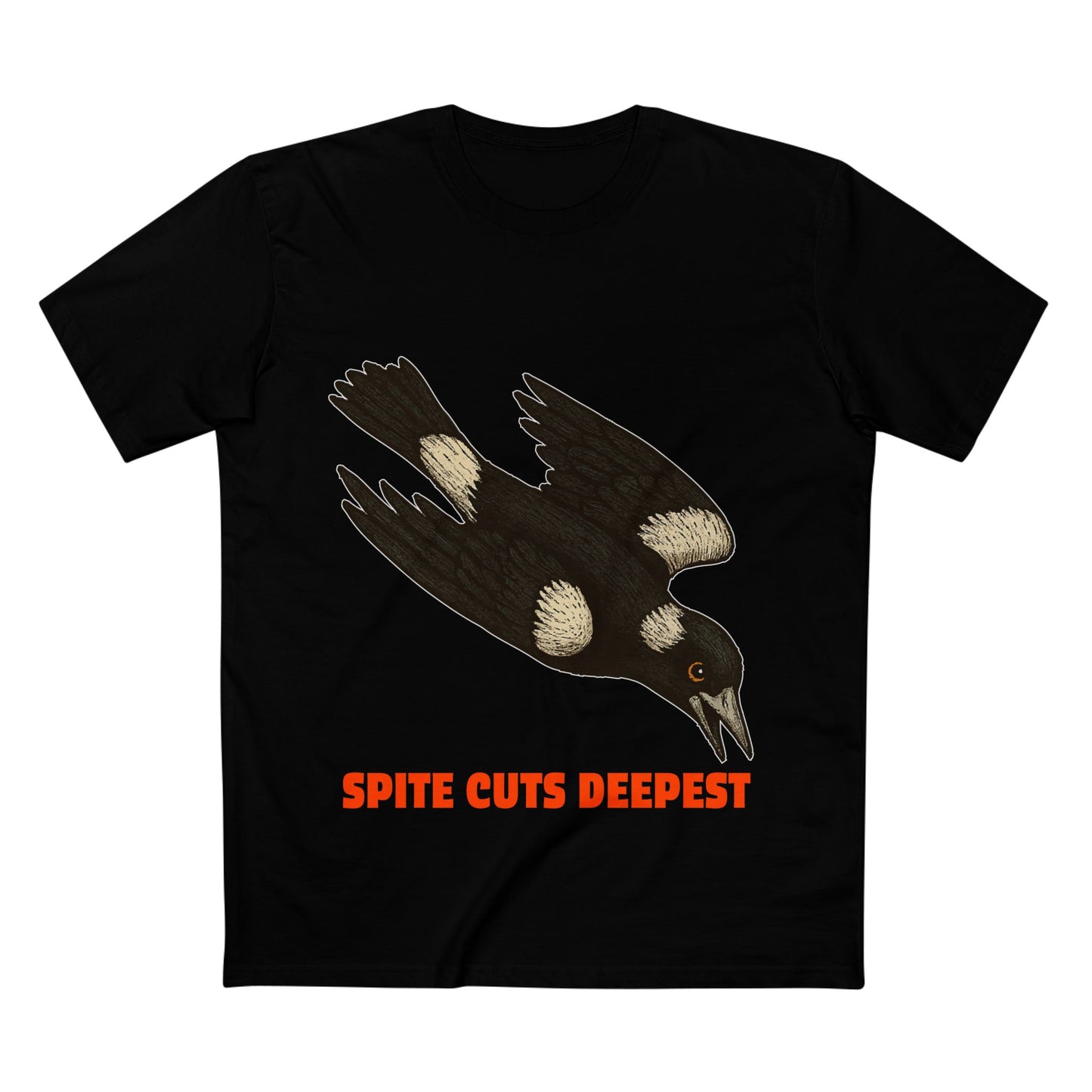 Spite Cuts Deepest. Swooping Magpie.