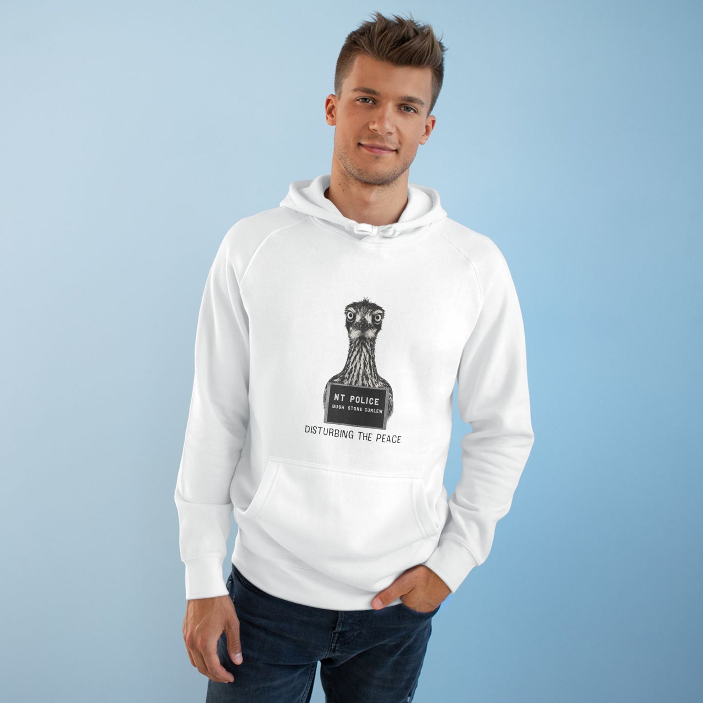Bush Stone Curlew - Mugshot - Hoodie