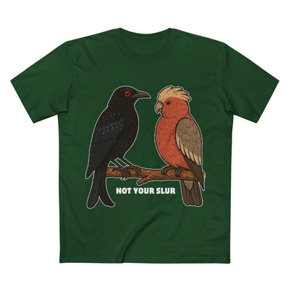 Drongo. Galah. Not Your Slur.