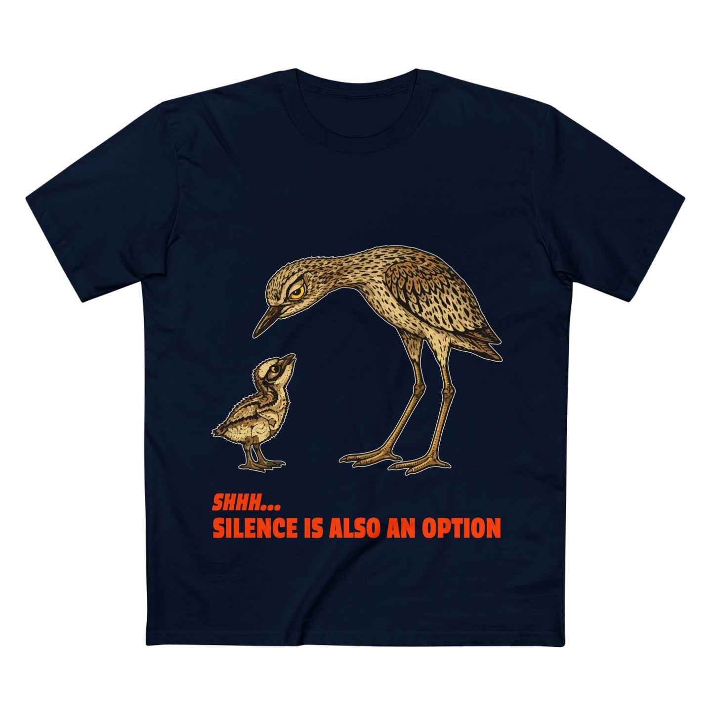 Silence Is Also An Option - Bush Stone Curlew