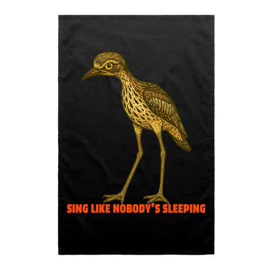 Black front flat lay