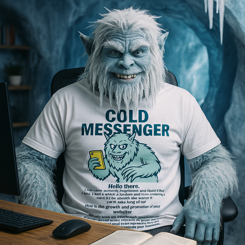 Cold Messenger Tee - Straight To Spam
