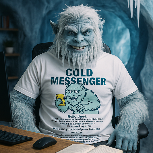 Cold Messenger Tee - Straight To Spam