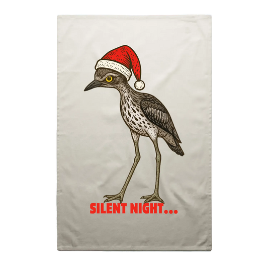 Sing Christmas Carols Like Nobody's Sleeping - Tea Towel