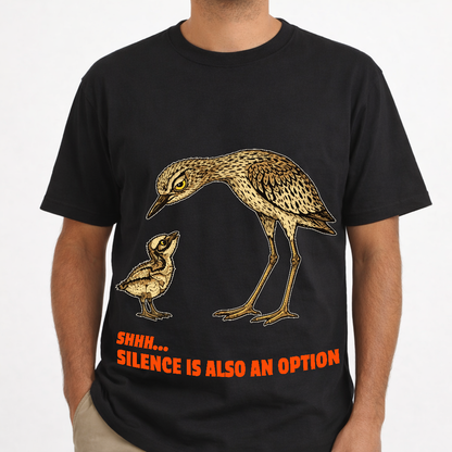 Silence Is Also An Option - Bush Stone Curlew
