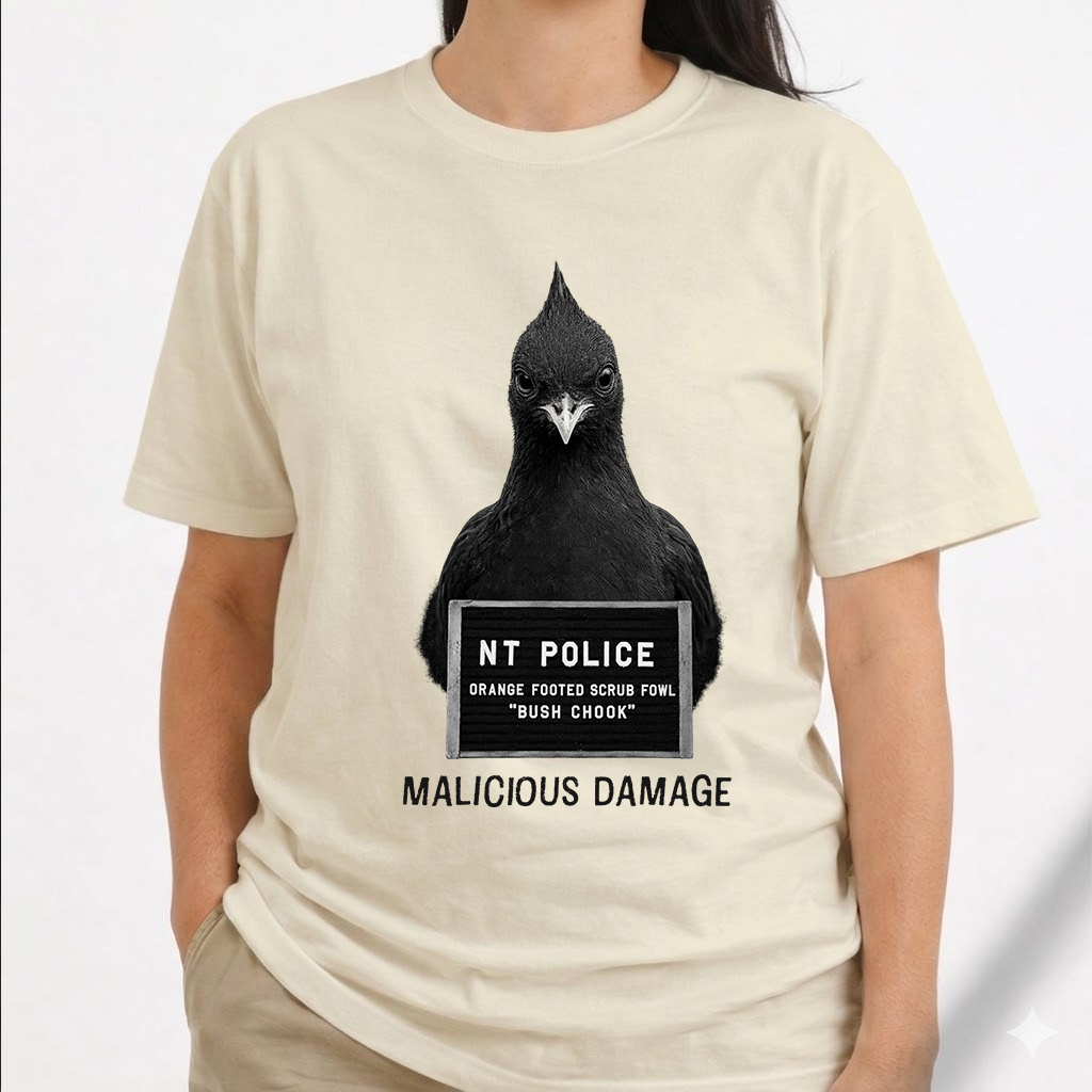 Orange Footed Scrub Fowl "Bush Chook" - Mugshot
