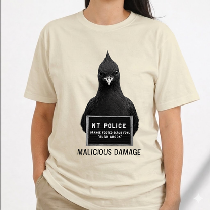 Orange Footed Scrub Fowl "Bush Chook" - Mugshot