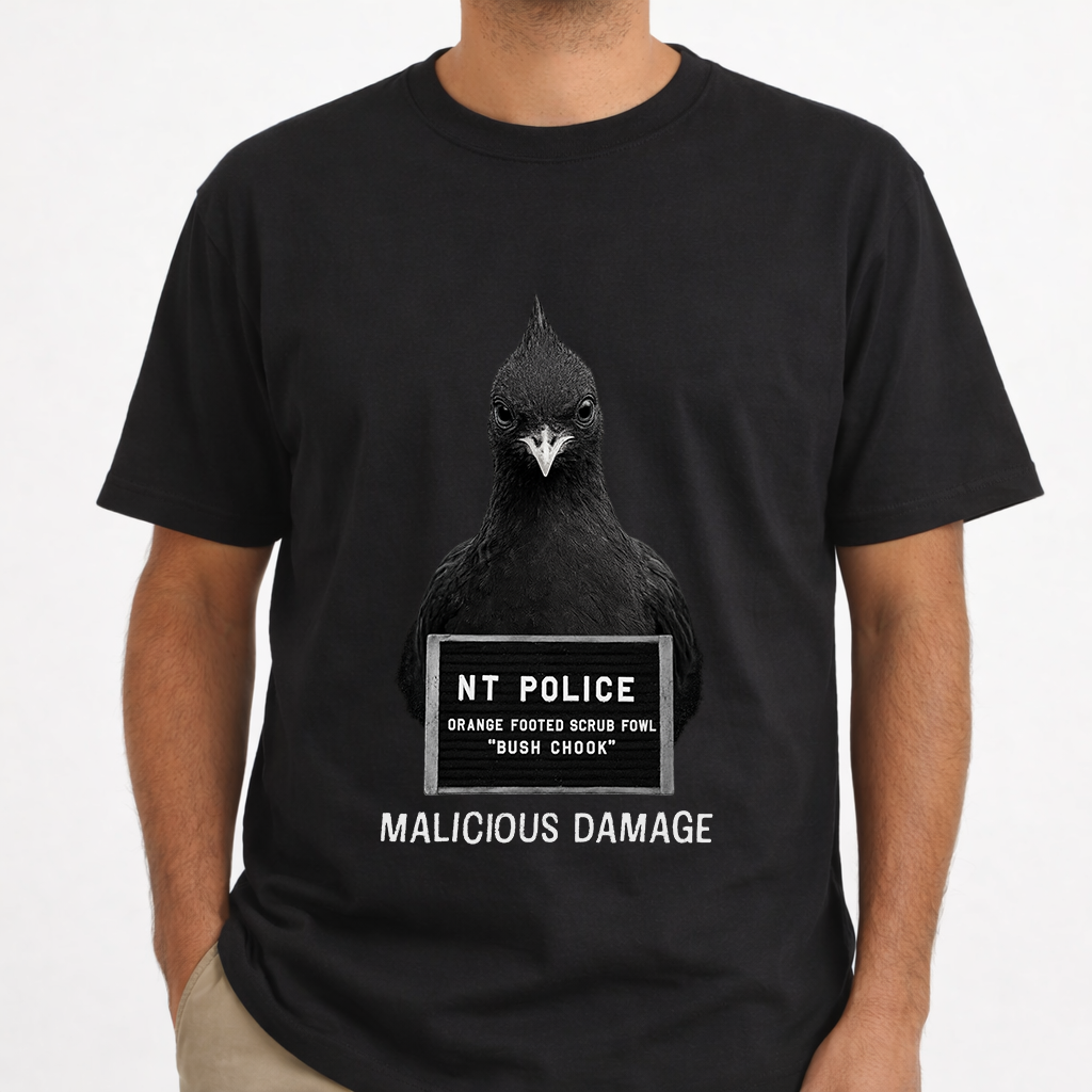 Orange Footed Scrub Fowl "Bush Chook" - Mugshot