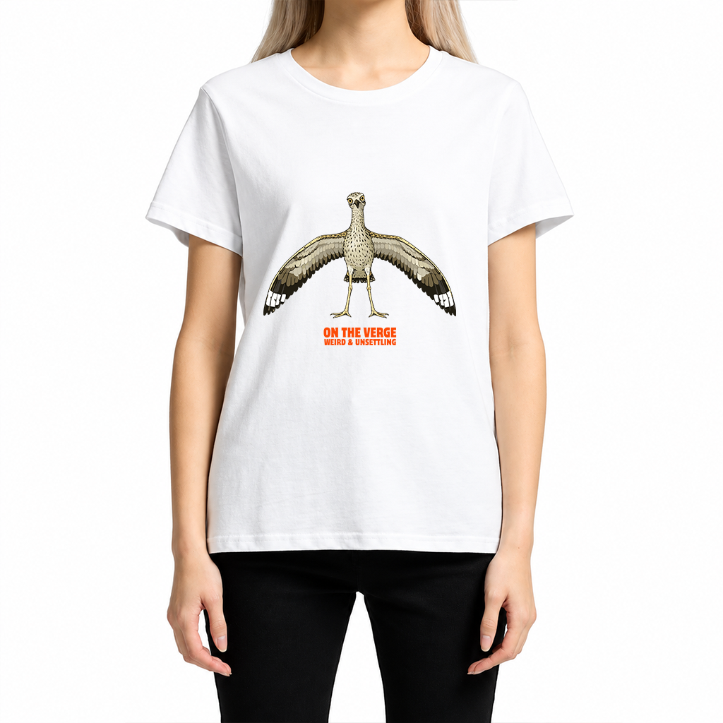 On The Verge – Weird & Unsettling Curlew - Women’s Maple Tee