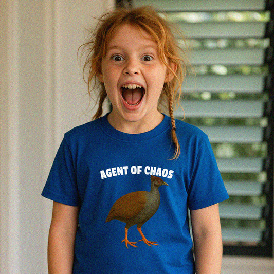 Bush Chook - Agent of Chaos - Kids' Tee