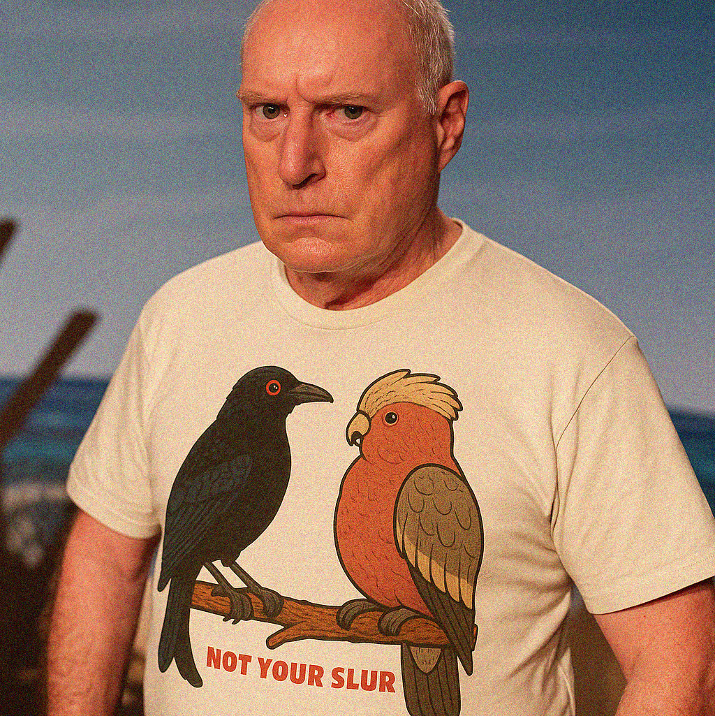 Drongo. Galah. Not Your Slur.
