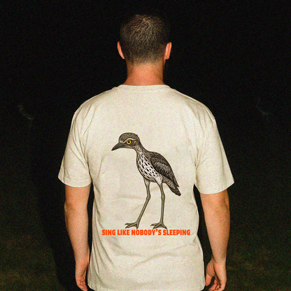 Sing Like Nobody's Sleeping - Bush Stone Curlew Back Print Edition