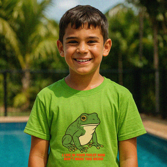 Squatters Rights. Green Tree Frog. Kids' Tee