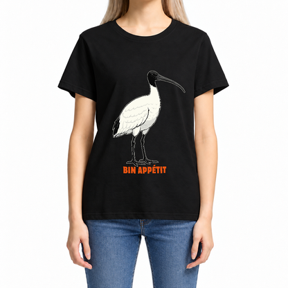 Bin Appétit - Australian White Ibis - Women’s Maple Tee